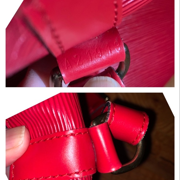 Louis Vuitton Red Epi Noe Bag - Picture 11 of 17